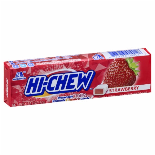 Hi-Chew™ Strawberry Fruit Chews Perspective: left