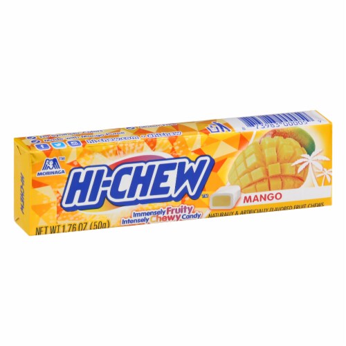 Hi-Chew™ Mango Fruit Chews Candy Box Perspective: left