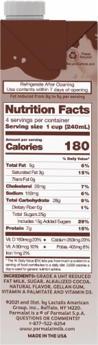 Parmalat® 2% Reducted Fat Lactose Free Easy to Digest Chocolate Milk Perspective: left