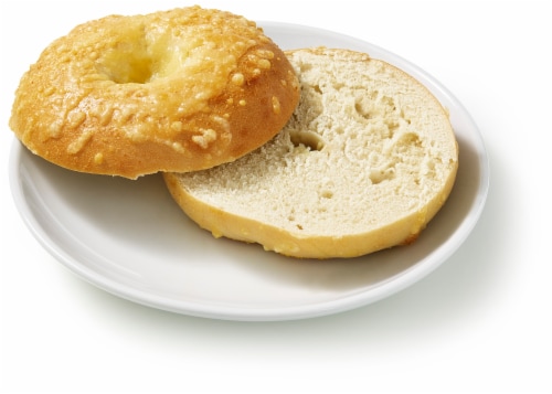 Einstein Bros Asiago Bagels Perspective: left