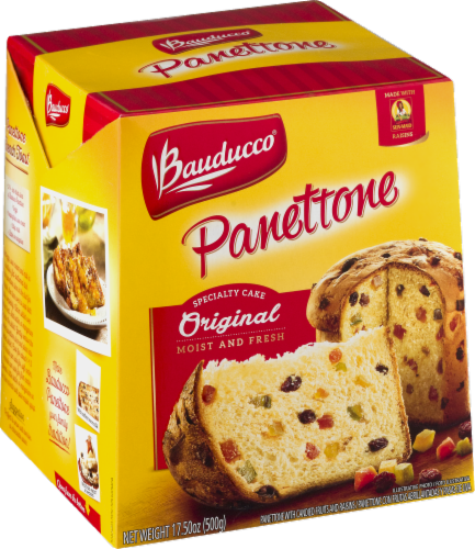 Bauducco® Original Panettone Specialty Cake with Raisins Perspective: left