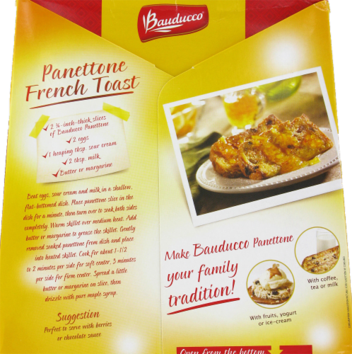Bauducco Panettone With Raisins Specialty Cake Perspective: left