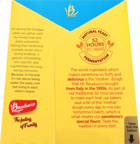 Bauducco Vanilla Mini Panettone Perspective: left