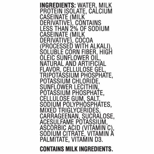 Muscle Milk® Pro Series Zero Sugar Non-Dairy Chocolate Protein Shake Perspective: left