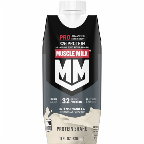 Muscle Milk® Pro Series Non-Dairy Intense Vanilla Protein Shake Multipack Perspective: left