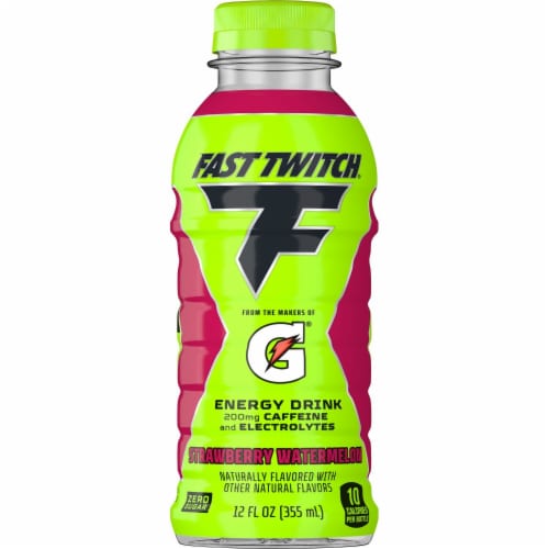 Fast Twitch Energy Drink by Gatorade® Strawberry Watermelon Perspective: left