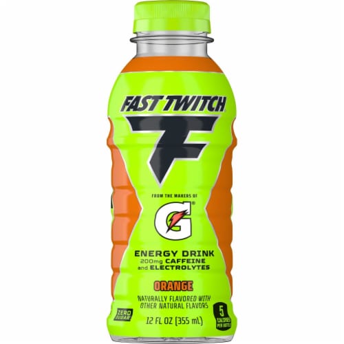 Fast Twitch Energy Drink by Gatorade® Orange Perspective: left