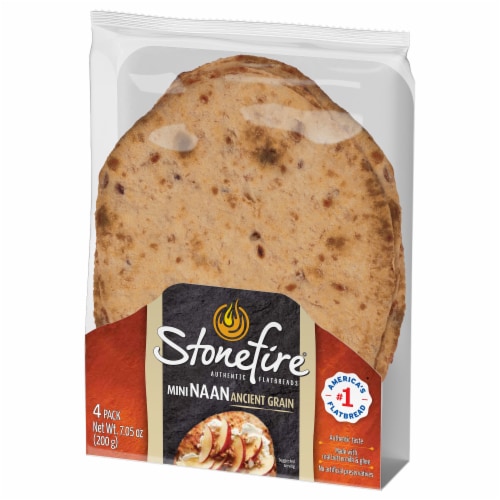 Stonefire® Ancient Grain Mini Naan Perspective: left