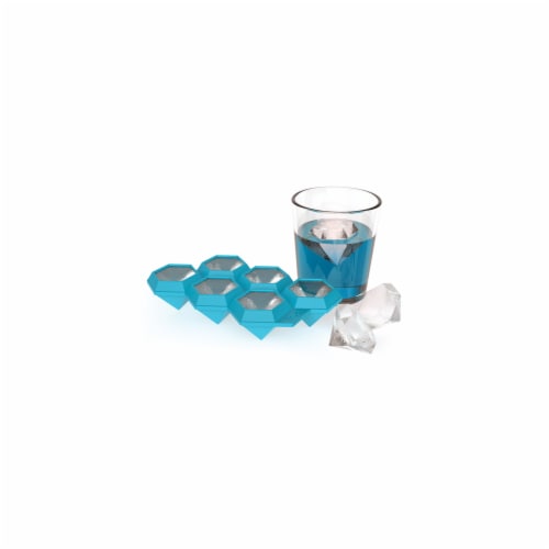 True Zoo Ice Cube Tray, Diamond, Jumbo Iced