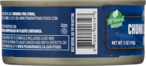 Pampa® Chunck Light Tuna In Water Perspective: left