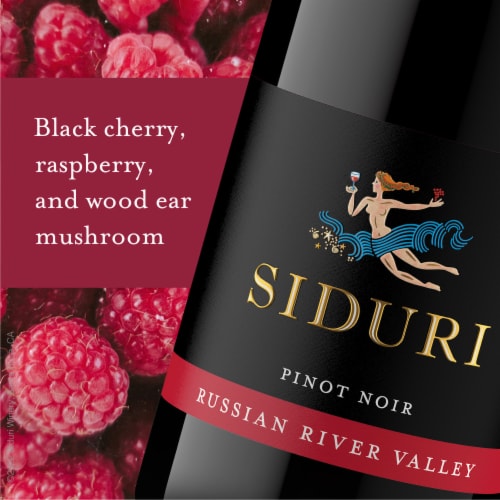 Siduri Russian River Valley Pinot Noir California Red Wine Perspective: left
