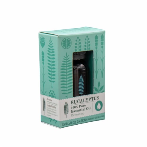 ScentSationals Contemporary Decorative Eucalyptus Aromatherapy Essential Oil, 15ml Perspective: left