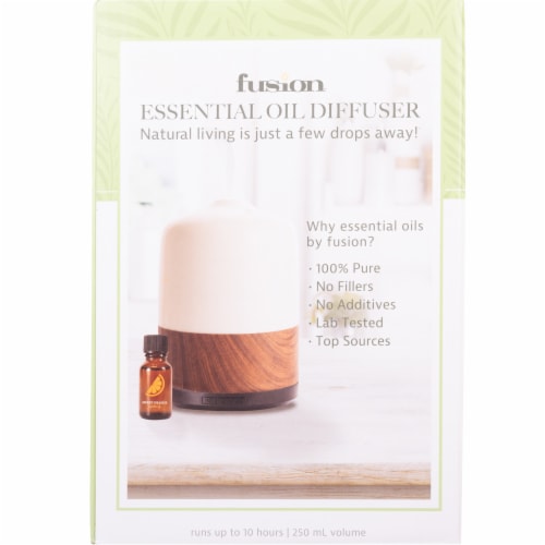 Fusion™ Timber Essential Oil Diffuser Perspective: left