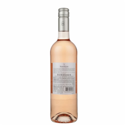 Mouton Cadet 2018 Bordeaux Rose Wine Perspective: left