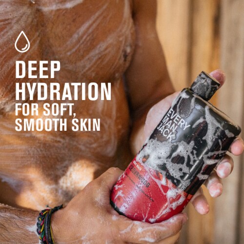 Every Man Jack® Cedarwood Hydrating Men's Body Wash for All Skin Types Perspective: left