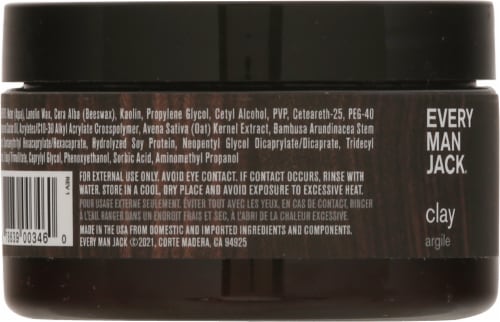 Every Man Jack® Styling Clay - Matte Finish Perspective: left