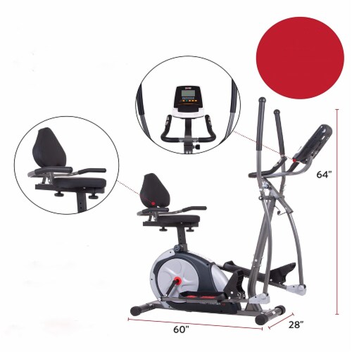 Body Flex Sports Body Champ 3 in 1 Elliptical and Bike Trio