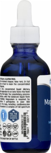 Trace Minerals Ionic Magnesium Dietary Supplement 400mg Perspective: left