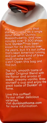 Dunkin' Donuts French Vanilla Ground Coffee Perspective: left