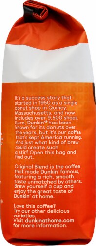 Dunkin'® Original Blend Medium Roast Whole Bean Coffee Perspective: left