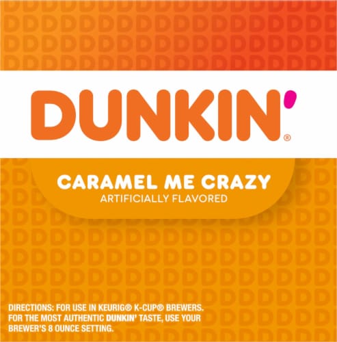 Dunkin'® Caramel Me Crazy K-Cup Coffee Pods Perspective: left