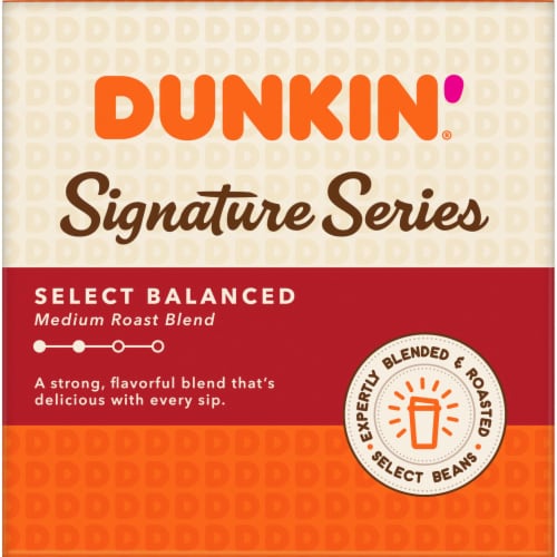 Dunkin'® Signature Series Select Balanced Medium Roast K-Cup Coffee Pods Perspective: left