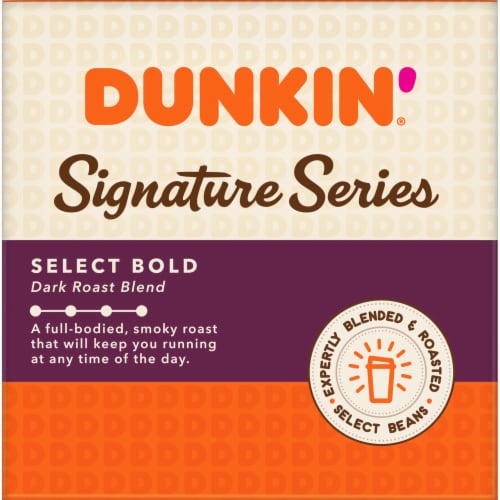 Dunkin'® Signature Series Select Bold Dark Roast K-Cup Coffee Pods Perspective: left