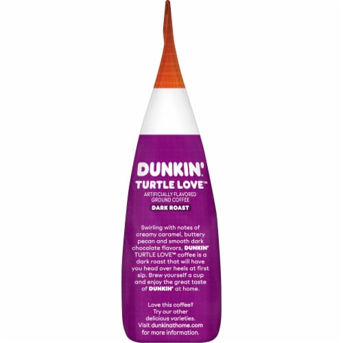 Dunkin'® Turtle Love™ Dark Roast Ground Coffee Perspective: left