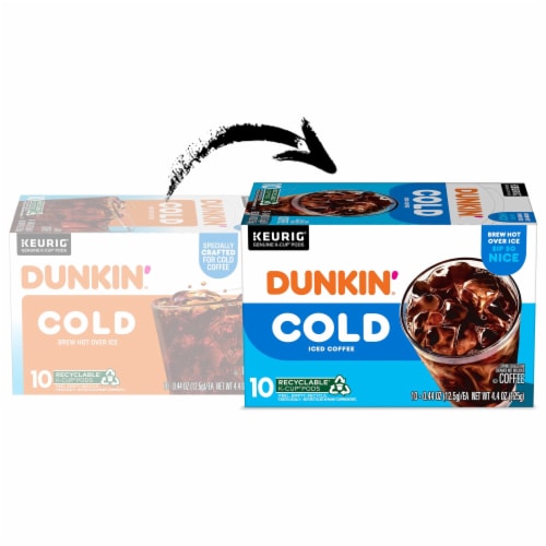 Dunkin® Cold K-Cup Coffee Pods, 10 ct - Mariano's