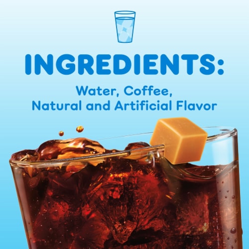 Dunkin’ Caramel Artificially Flavored Cold Brew Concentrated Coffee Perspective: left