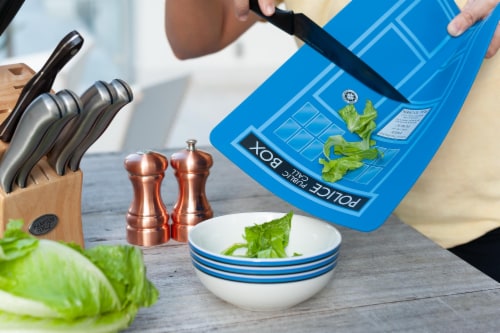 Doctor Who TARDIS Cutting Board Perspective: left