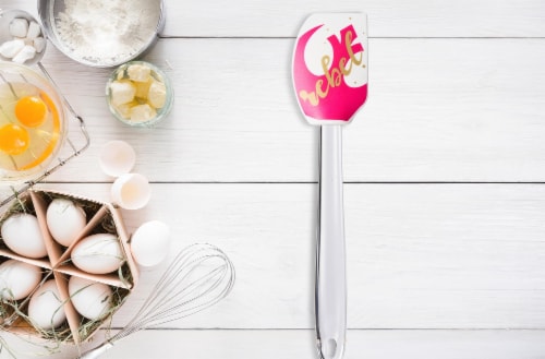 Star Wars White/Pink Rebel 11 Inch Silicone Spatula Perspective: left