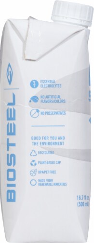 BioSteel White Freeze Sports Drink Perspective: left