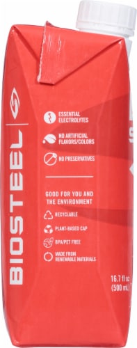 BioSteel Mixed Berry Sports Drink Perspective: left
