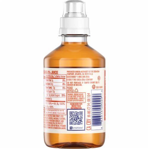 Tum-E Yummies Edgy Orange Burst Flavored Bottled Water Perspective: left