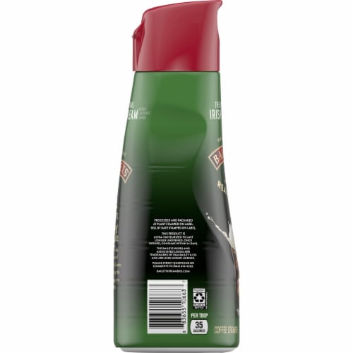 Bailey's Original Irish Cream Flavored Non-Alcoholic Coffee Creamer Perspective: left