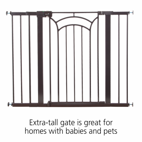 Safety 1st Easy Install Tall & Wide Walk-Through Baby Gate 29-47 Perspective: left