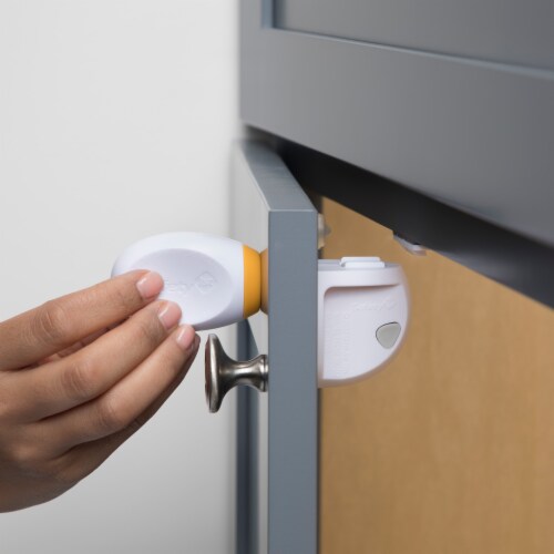 Safety 1st® 8-Pack Adhesive Magnetic Locks Perspective: left