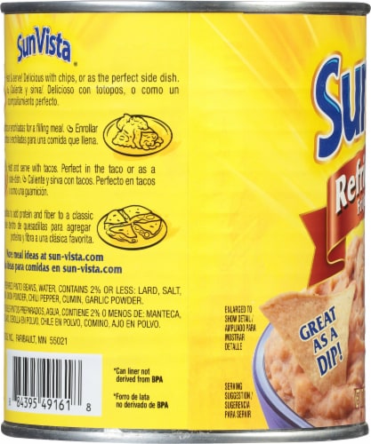 Sun Vista Refried Beans Perspective: left