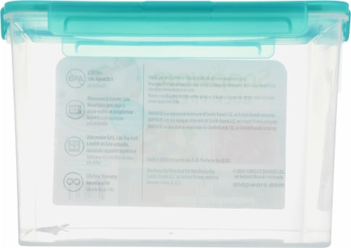 Snapware Slim Rectangle Airtight Food Storage with Fliptop Lid, 1