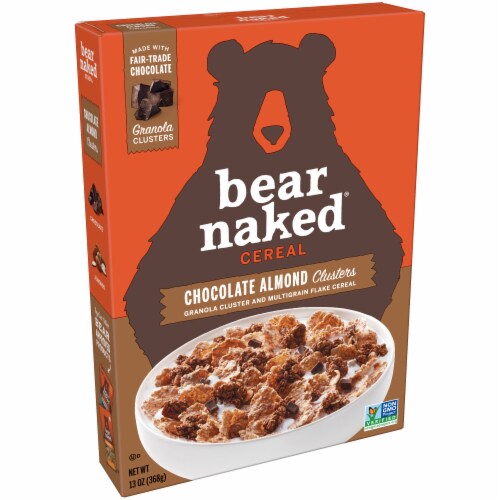 Bear Naked® Chocolate Almond Clusters Cereal Perspective: left