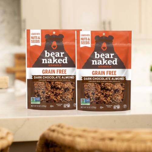 Bear Naked® Dark Chocolate Almond Granola Perspective: left