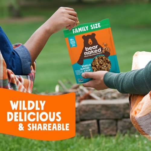 Bear Naked® Vanilla Almond Crisp Family Size Granola Perspective: left