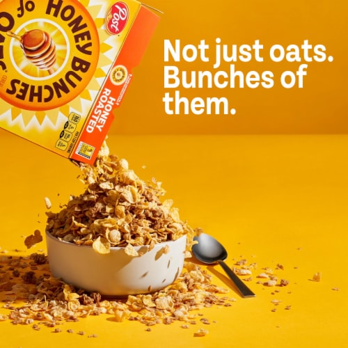 Post Honey Bunches of Oats Honey Roasted Breakfast Cereal Perspective: left