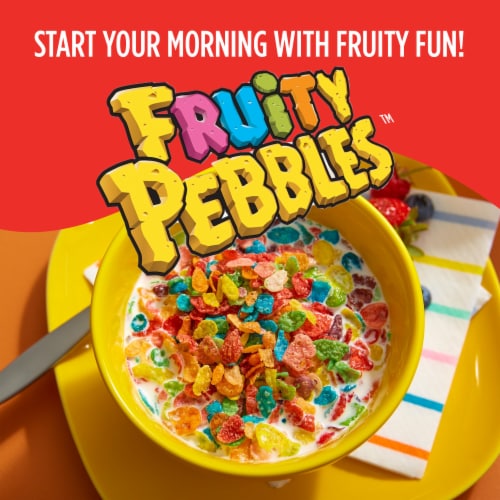Post® Fruity Pebbles Cereal Perspective: left
