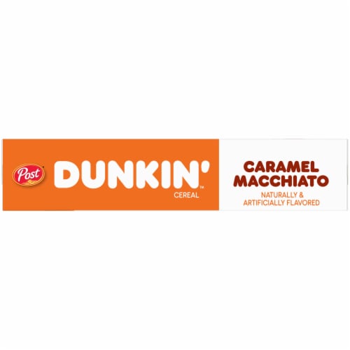 Dunkin' Caramel Macchiato Cereal Perspective: left