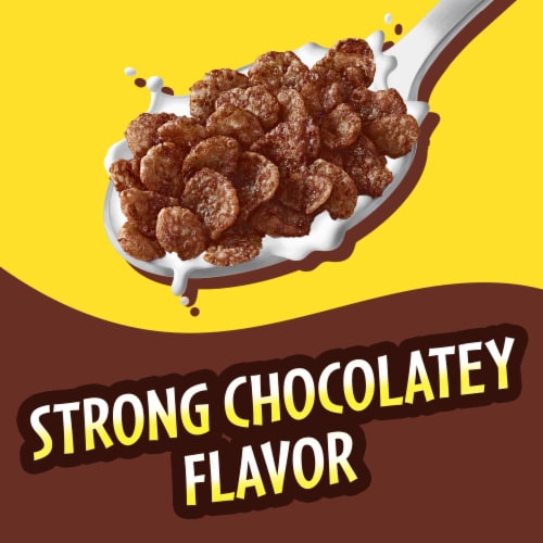 Post® Cocoa Pebbles Mega Size Chocolate Cereal Perspective: left