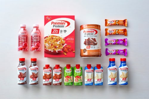 Post® Premier Protein Mixed Berry Almond Protein Cereal Perspective: left
