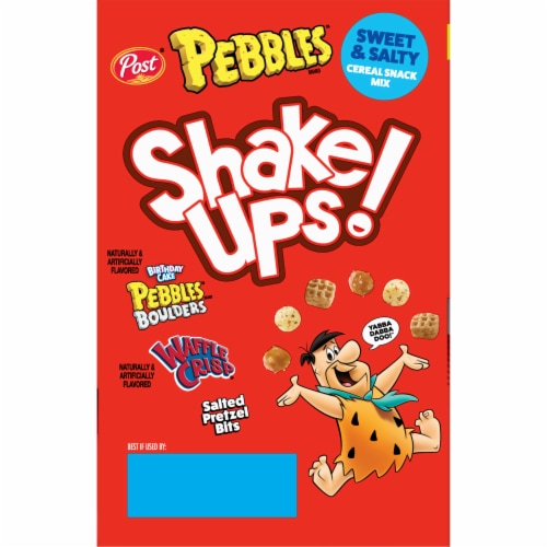 Post® Pebbles Shake Ups Bag Cereal Perspective: left