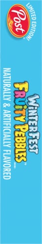 Post® WinterFest Fruity Pebbles™ Cereal Perspective: left